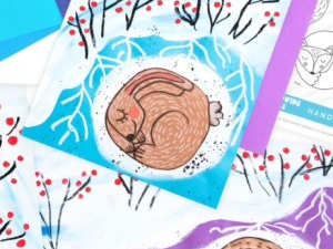 hibernating animals art class